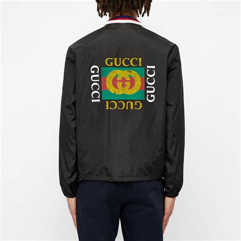 gucci bomberjack dames|Nylon padded bomber jacket in black .